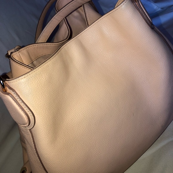 Salmon leather coachSOLD - Picture 3 of 8